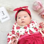 カードと赤ちゃん