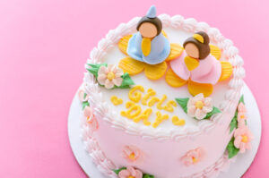 ひな祭りのケーキ