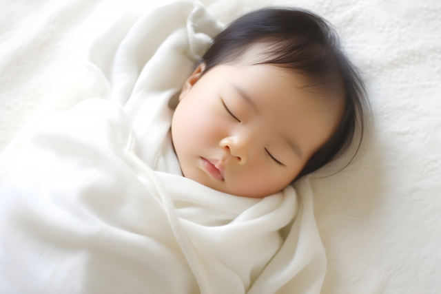 寝ている赤ちゃん