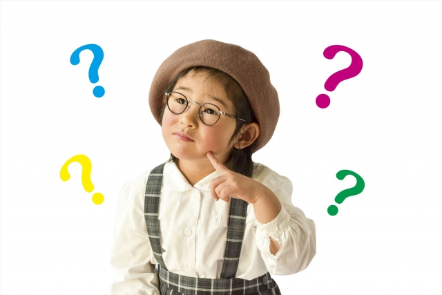 はてなマークが出ている子ども