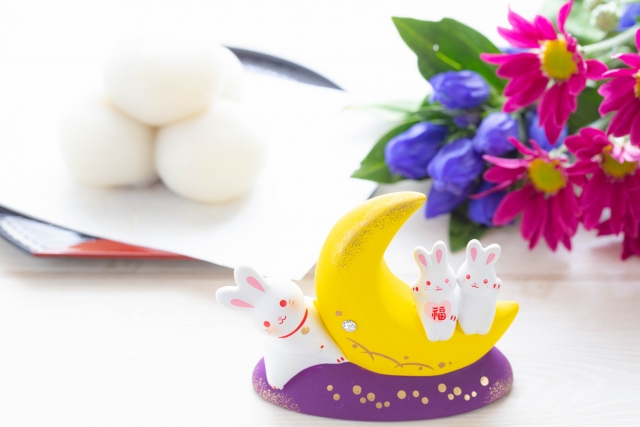 十五夜のお供え物