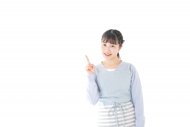 笑顔の女性