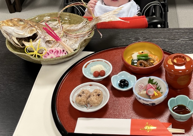 お食い初めの御膳