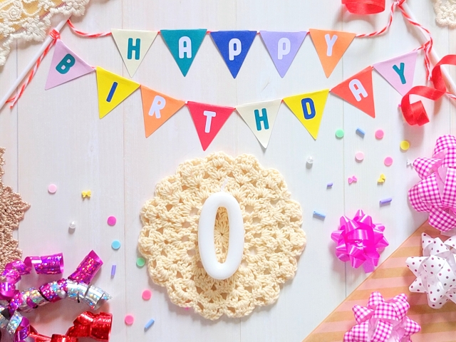 誕生日の飾り付け